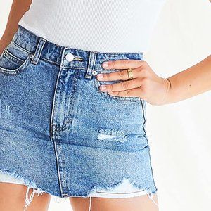 Vintage Hollister Light Wash Denim Skirt